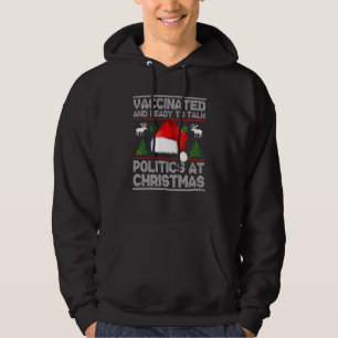 Funny geimpft und bereit, im Chr über Politik zu s Hoodie