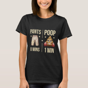 Funny Gekackt Toilette Spaß Kacke Boxing Meme Pant T-Shirt