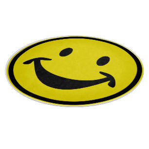 Funny gelb + dein Backg. Ideen Schneidebrett