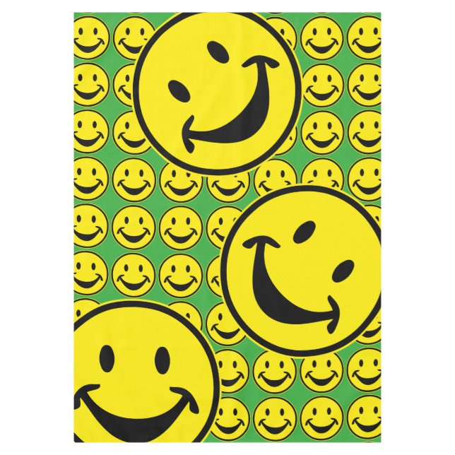 Funny gelb + dein Backg. Ideen Tischdecke (Vorderseite)
