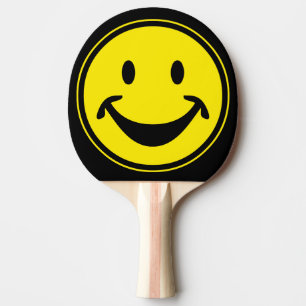 Funny gelb + dein Backg. Ideen Tischtennis Schläger