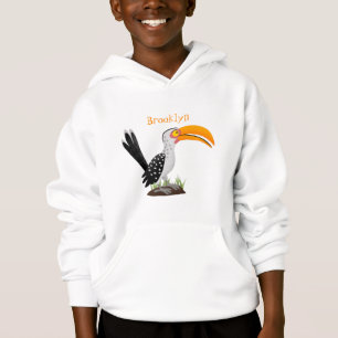 Funny Gelb Tannenvogel Safari Cartoon Hoodie