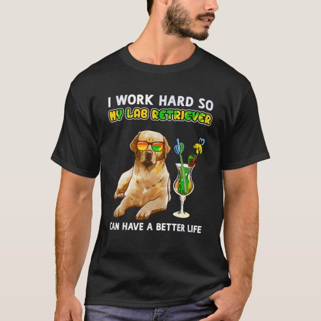 Funny Gelbe Labrador Shirt Labrador Retriever Love (Vorderseite)