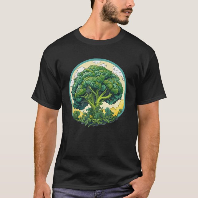 Funny Gemüse Broccoli für Cabbage und Cauliflow T-Shirt (Vorderseite)