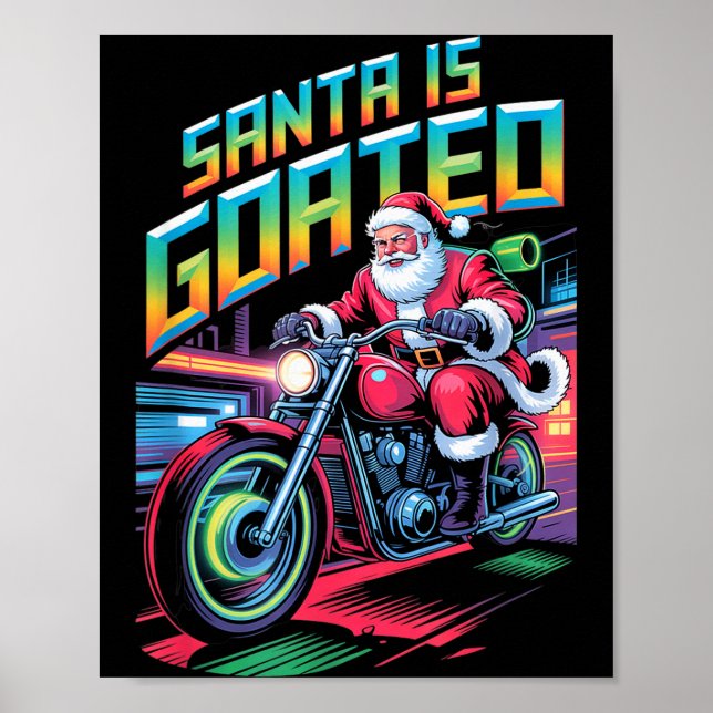 Funny Gen Alpha Gen Z Slang Funny Christmas Sweate Poster (Vorne)