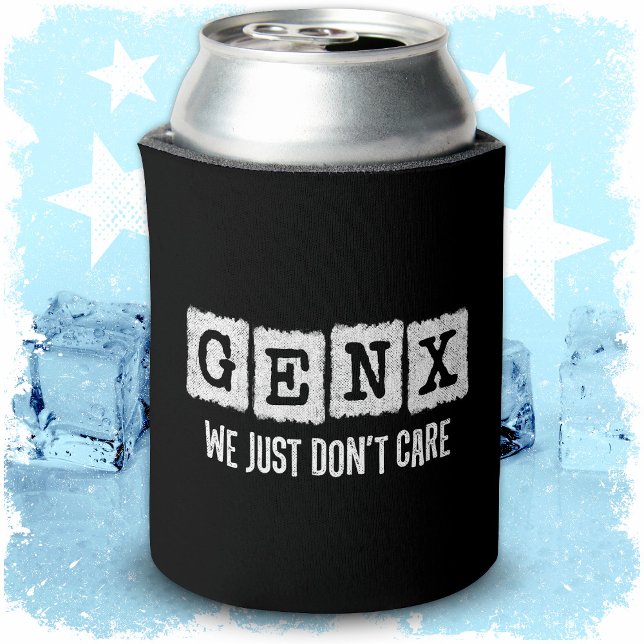Funny Gen X Generation X Gen Xer kümmert sich einf Dosenkühler (Von Creator hochgeladen)