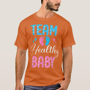 Funny Gender enthüllt Team gesunde Baby Party Supp T-Shirt