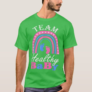 Funny Gender Enthüllung über das Party eines gesun T-Shirt