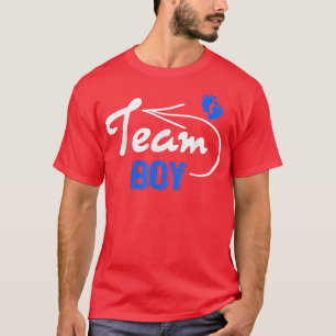 Funny Gender Reveal Team Boy Blue Pregnancy Announ T-Shirt