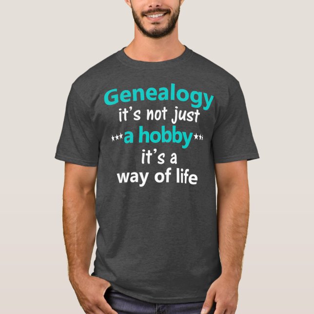 Funny Genealogie Ancestor Herkunft Familiengeschic T-Shirt (Vorderseite)