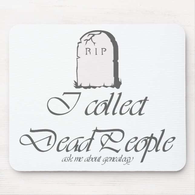 Funny Genealogie sammelt Tote Mousepad (Vorne)
