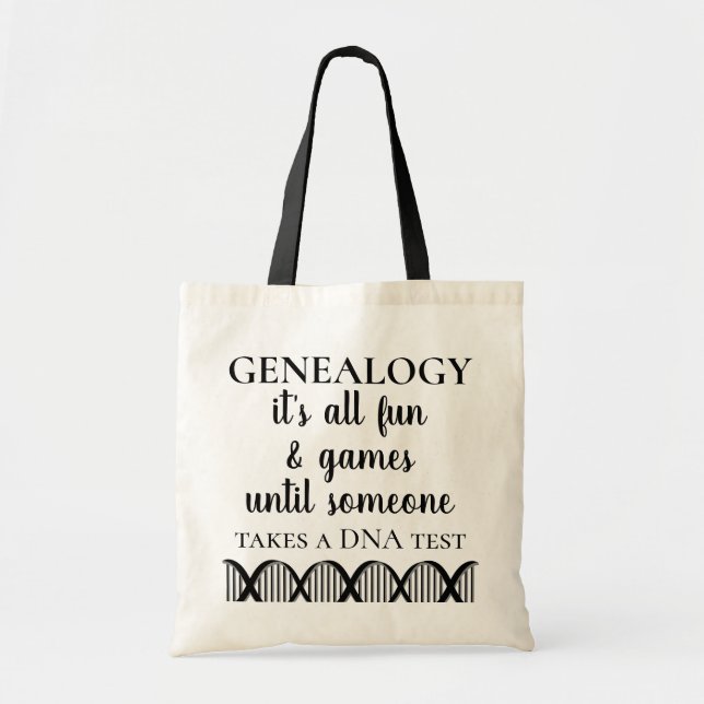 Funny Genealogy DNA Test Tragetasche (Vorne)