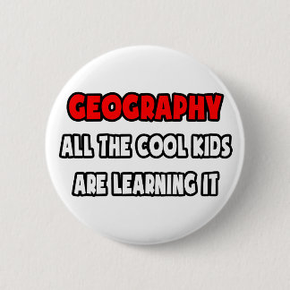 Funny Geography Teacher Shirts und Geschenke Button