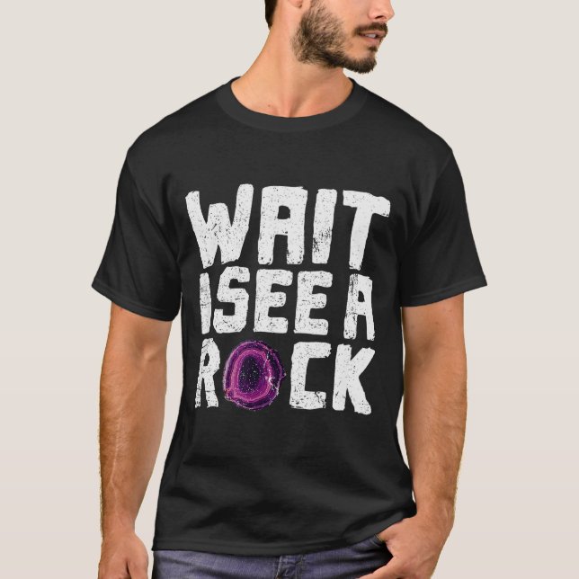 Funny Geologist Rock Hounding Geode Vintage Shirt  (Vorderseite)