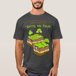 Funny Geology Earthquake Gift Niedlich Earth Men T-Shirt