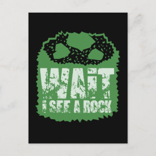 Funny Geology - Moment, ich sehe einen Stein Postkarte