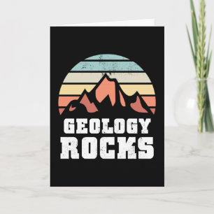 Funny Geology Rocks Geschenk für Geologen Karte
