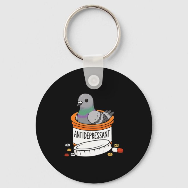 Funny Geon Anti Depressant Zoo Boys Girls Premium  Schlüsselanhänger (Vorderseite)