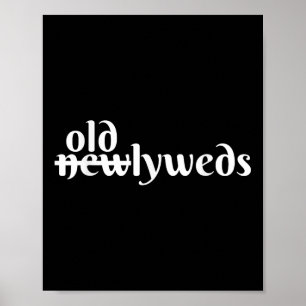 Funny Geriatric Wedding - Ältere Braut und Ältere  Poster