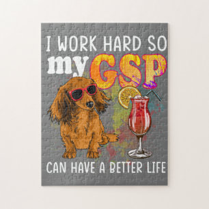 Funny German Kurzhaarige Pointer GSP Lover Puzzle