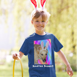 Funny German Shepherd Dog & Ostersonnige Ohren Kin T-Shirt