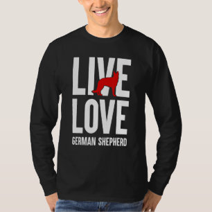Funny German Shepherd Lover Graphic Women Men Shep T-Shirt