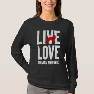 Funny German Shepherd Lover Graphic Women Men Shep T-Shirt