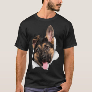 Funny German Shepherds Lovers For Men Damen Hausti T-Shirt