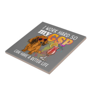 Funny German Shorthaired Pointer Gifts GSP Lover Fliese