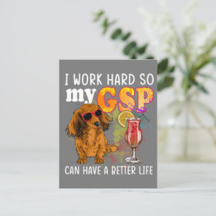 Funny German Shorthaired Pointer Gifts GSP Lover Postkarte