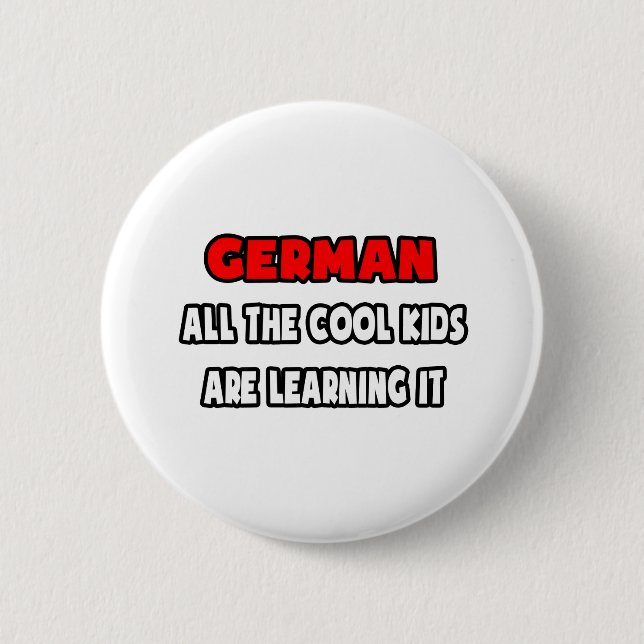 Funny German Teacher Shirts und Geschenke Button (Vorderseite)