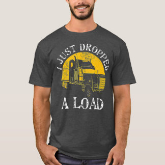 Funny Geschenk 4 LKW LKW Fahrer gerade fallen ein  T-Shirt