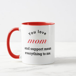 Funny Geschenk an Mama Typografy Mütter Day Tasse