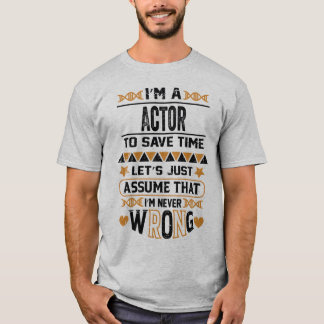 Funny Geschenk für künftige Schauspielerin Geschen T-Shirt