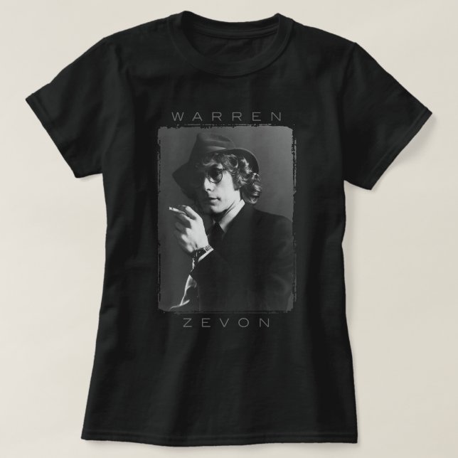 Funny Geschenk für Warren Art Zevon Geschenke zu H T-Shirt (Design vorne)