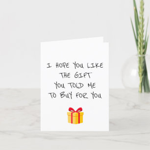Funny Geschenk Geschenk Geburtstagskarte Karte