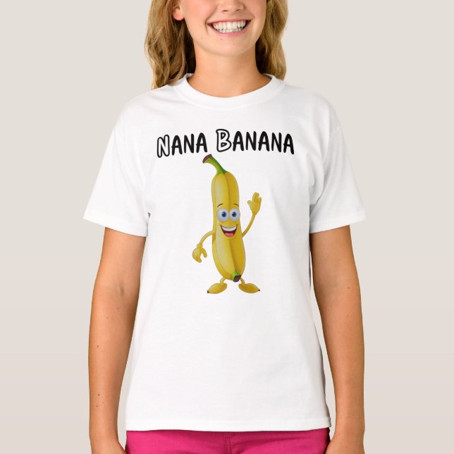 Funny Geschenk Nana Banana T-Shirt (Vorderseite)