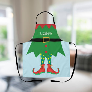 Funny Geschenk Weihnachten Elf Weihnachten Helferu Schürze
