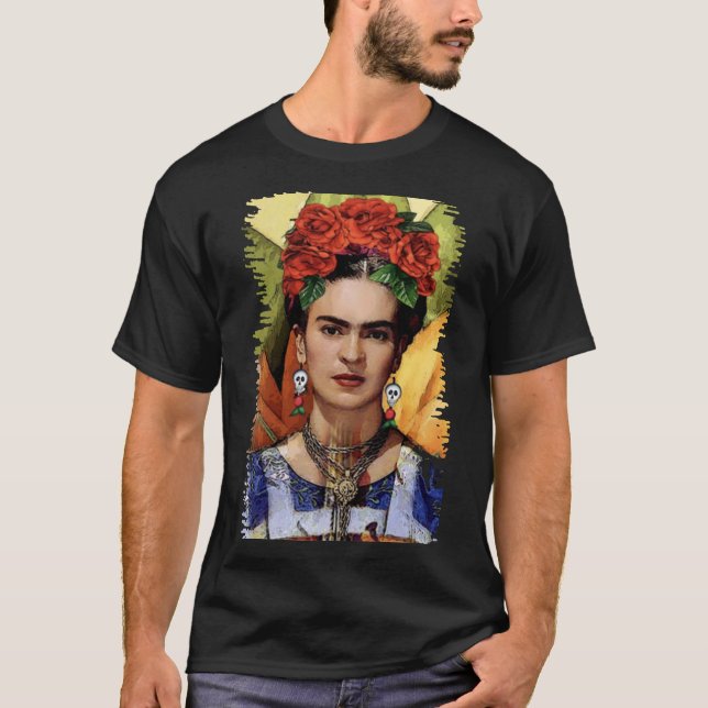 Funny Geschenke Frauen Frida Kahlo Plus Größe Shi T-Shirt (Vorderseite)