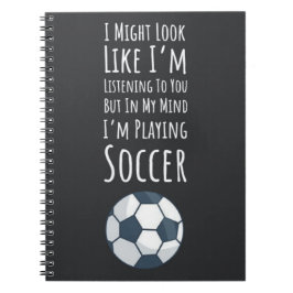 Funny Geschenke für Fußball-Spieler für sein Sport Notizblock
