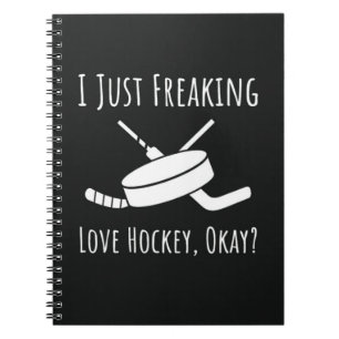 Funny Geschenke für Hockey Fans Spielerangebot Lov Notizblock