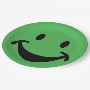 Funny Gesicht + dein Rücken. Ideen Pappteller