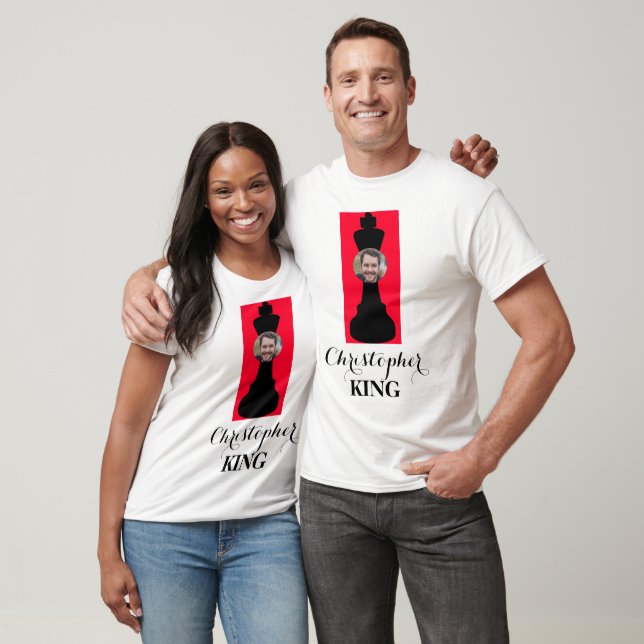 Funny Gesichtsschachstück T-Shirt (Unisex)
