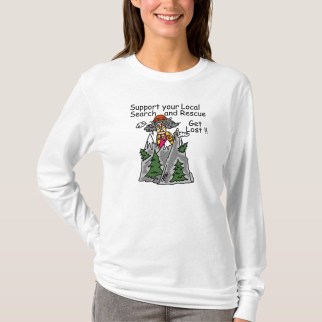 Funny Get Lost T-Shirt (Vorderseite)