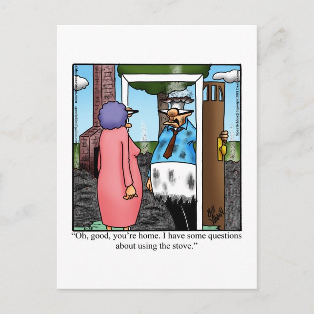 Funny "Get Verheiratet" Spaß Postcard Postkarte (Vorderseite)