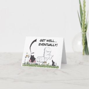 Funny Get Well Bald Card Karte