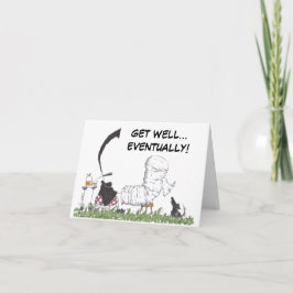 Funny Get Well Bald Card Karte