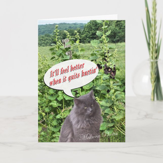 Funny Get Well Card Karte (Vorderseite)