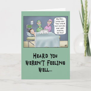 Funny Get Well Card: Neuer Arzt Karte