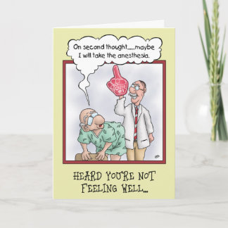 Funny Get Well Cards: Über den zweiten Gedanken Karte